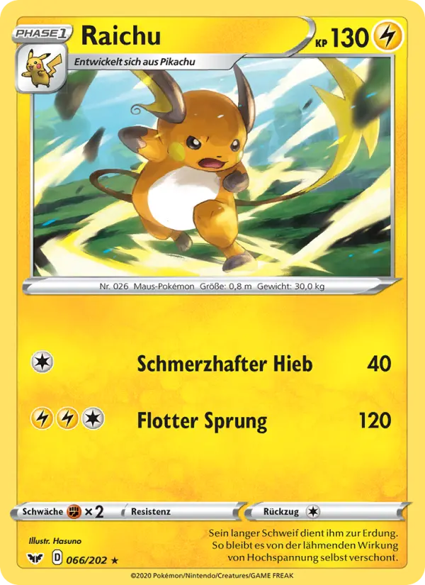 Raichu card image