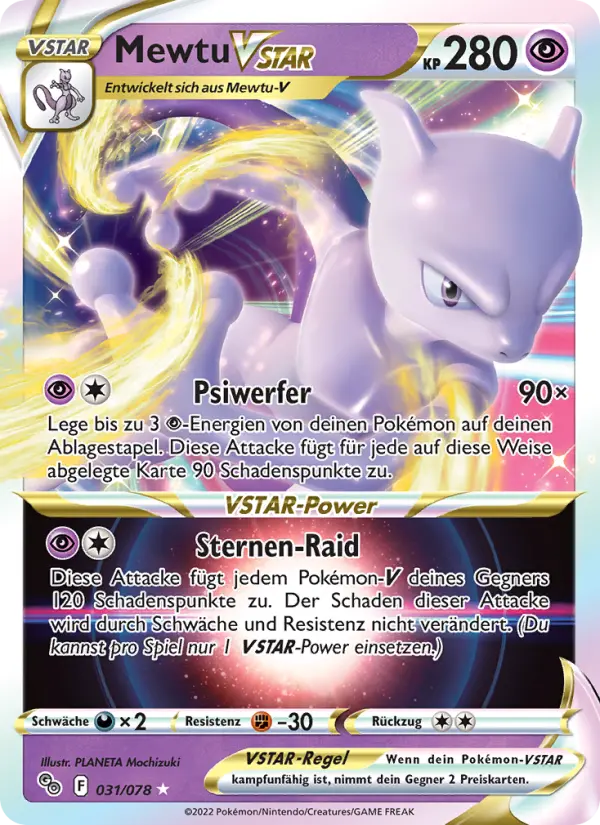 Mewtu VSTAR card image