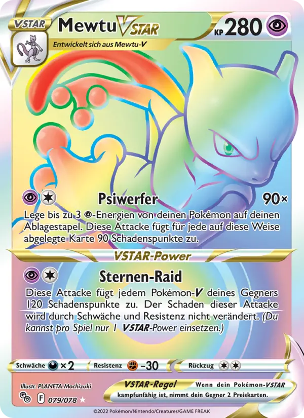 Mewtu VSTAR card image