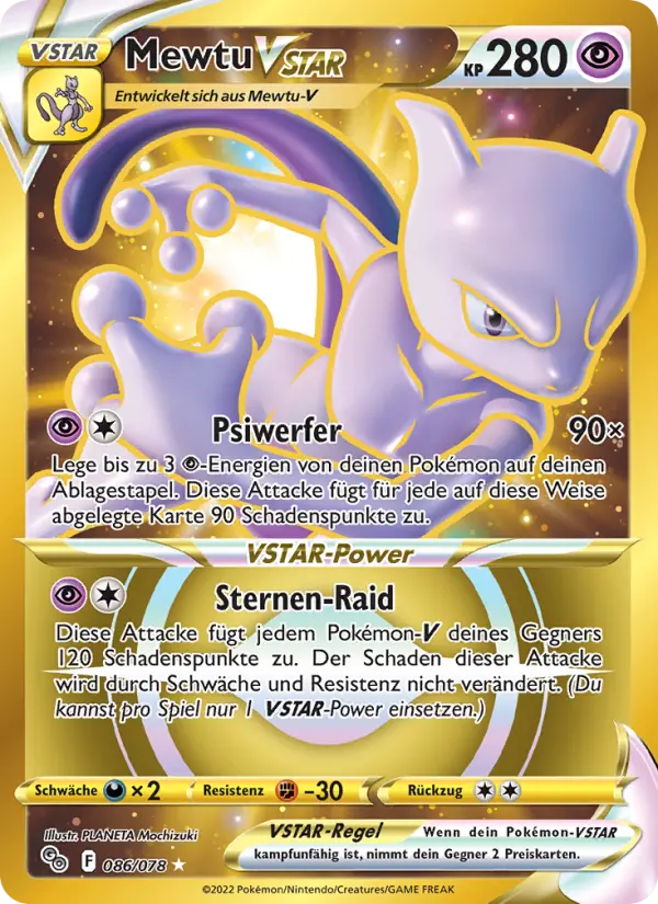 Mewtu VSTAR card image