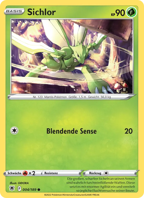 Sichlor Pokemon card