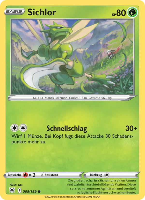 Sichlor Pokemon card