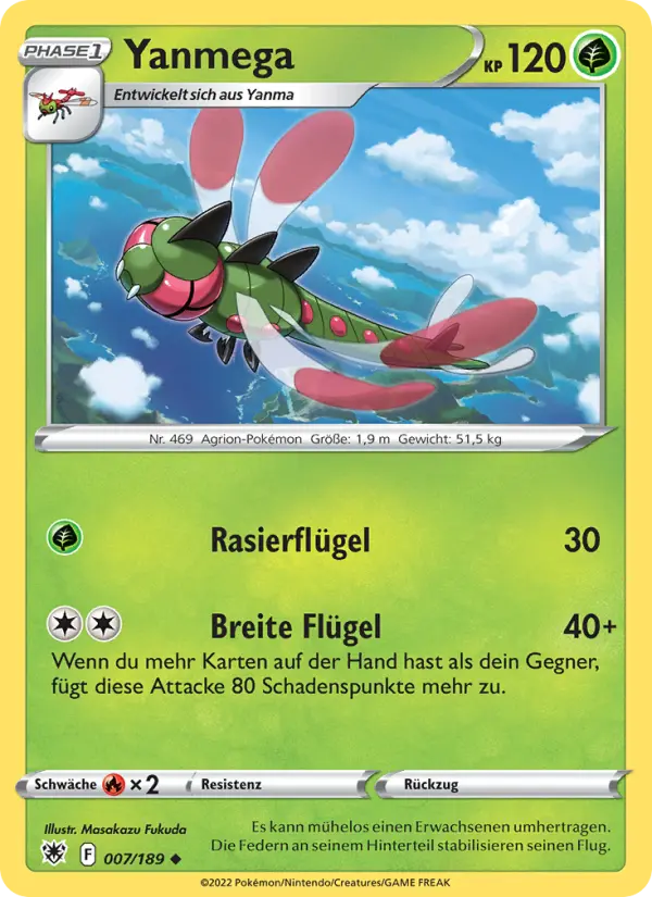 Yanmega Pokemon card