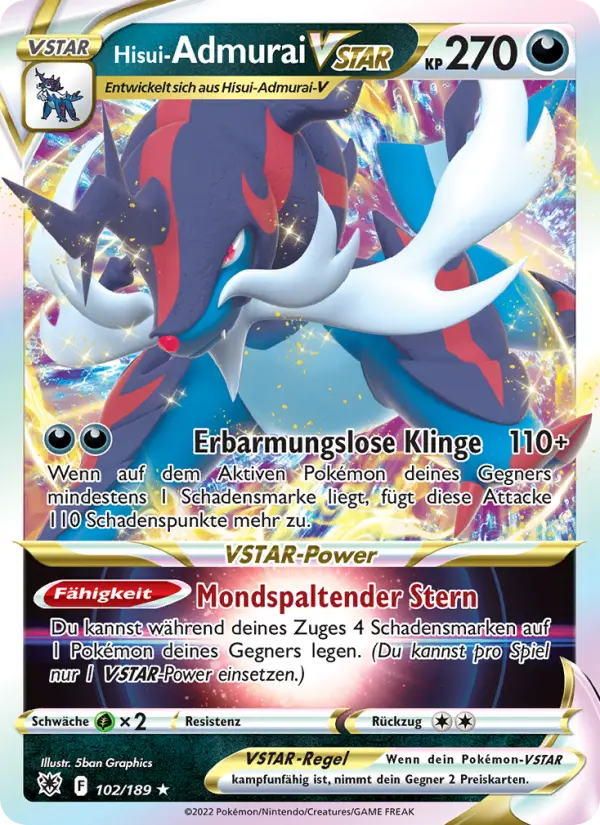 Hisui-Admurai VSTAR card image