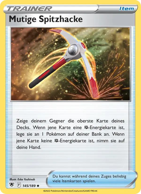 Mutige Spitzhacke card image