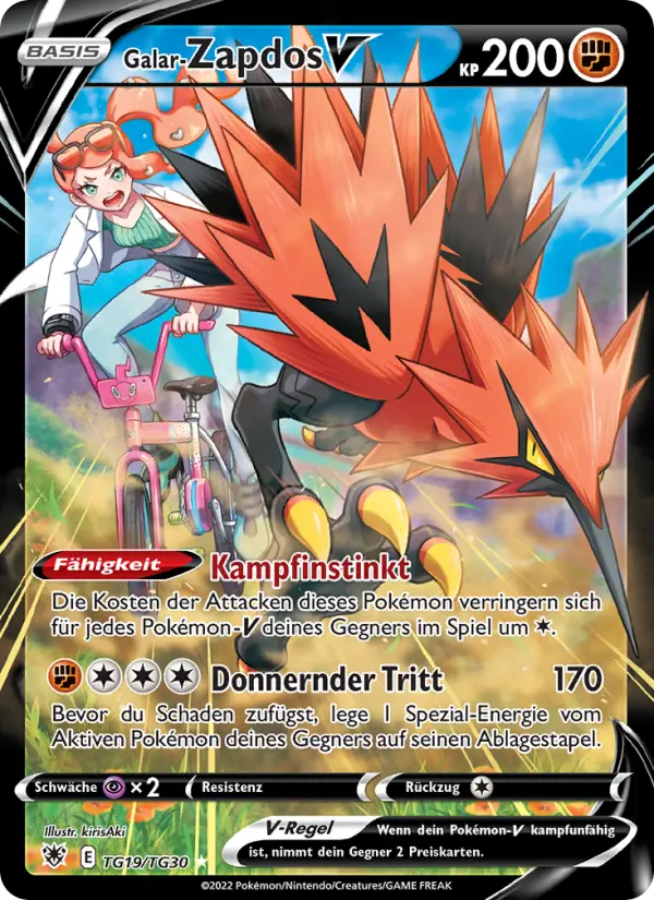 Galar-Zapdos V card image