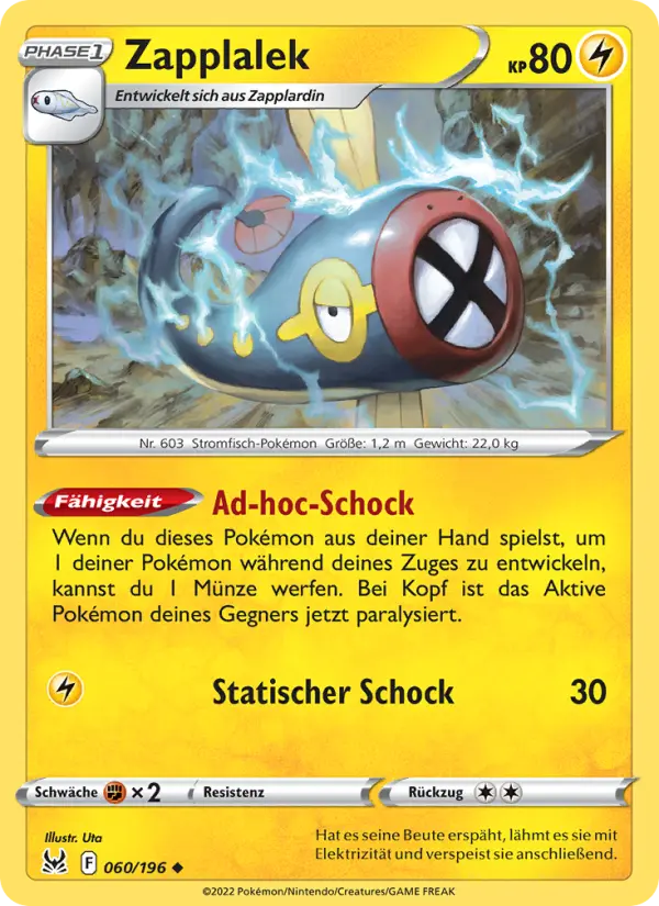 Zapplalek card image