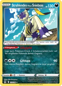 Strahlendes Hisui-Snieboss