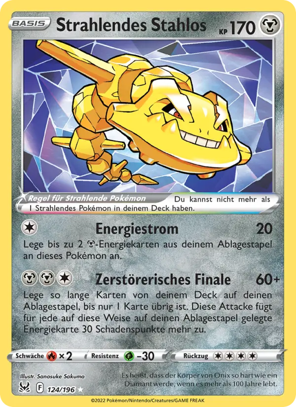 Strahlendes Stahlos card image