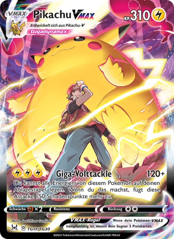 Pikachu VMAX card image