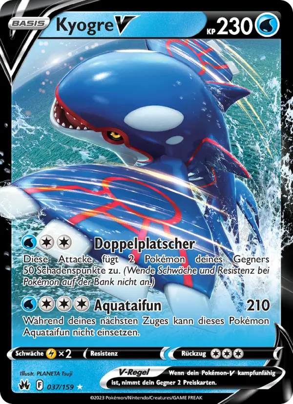 Kyogre V card image