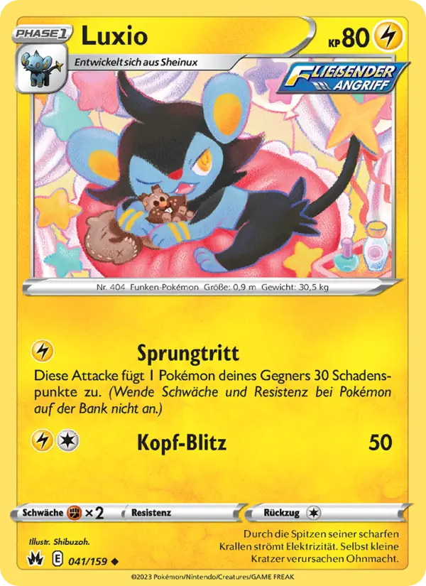 Luxio card image