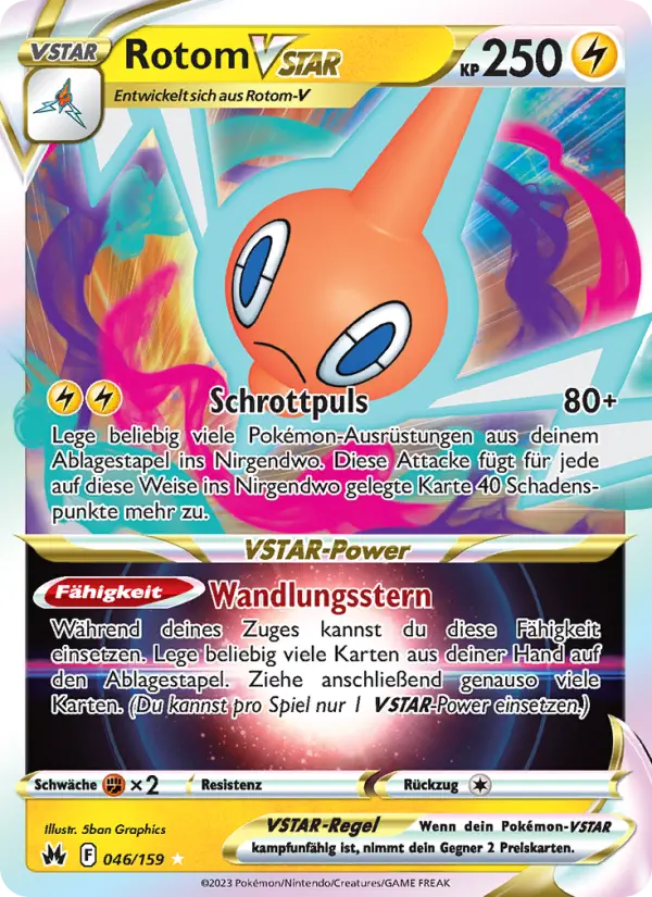 Rotom VSTAR card image