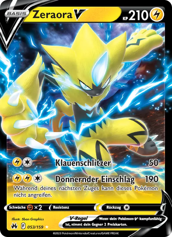 Zeraora V card image