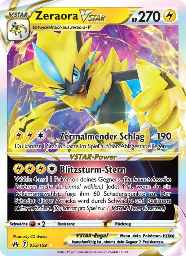 Zeraora VSTAR card image