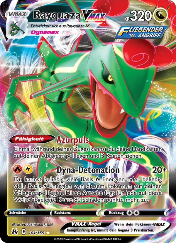 Rayquaza VMAX card image