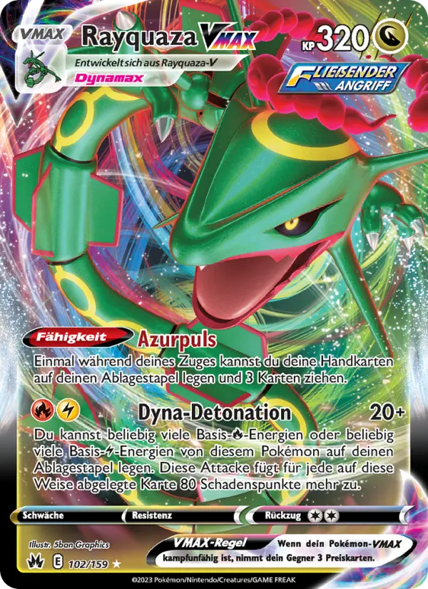 Rayquaza VMAX card image