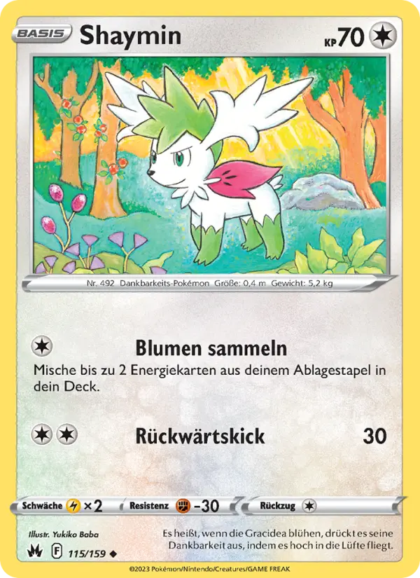 Shaymin card image