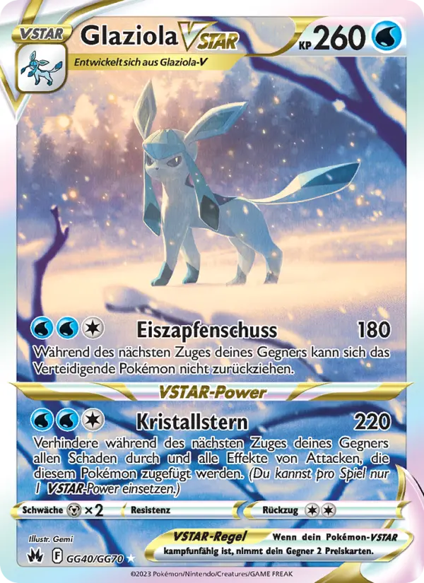 Glaziola VSTAR card image