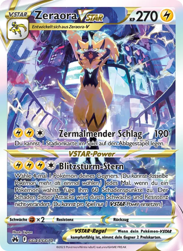 Zeraora VSTAR card image