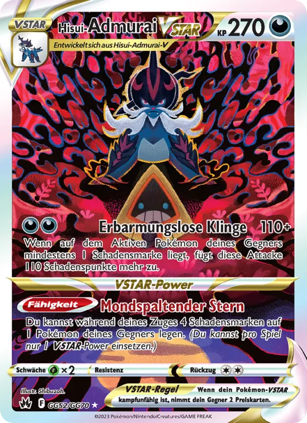 Hisui-Admurai VSTAR card image