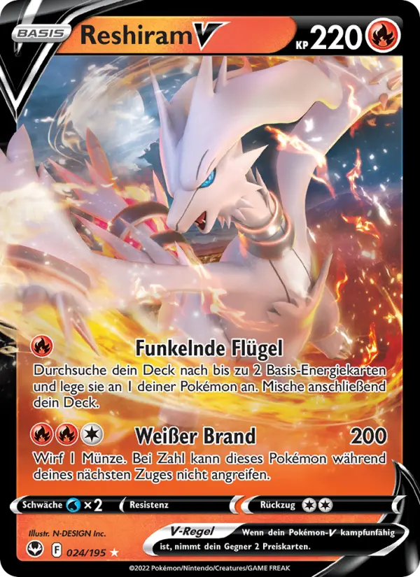 Reshiram V card image