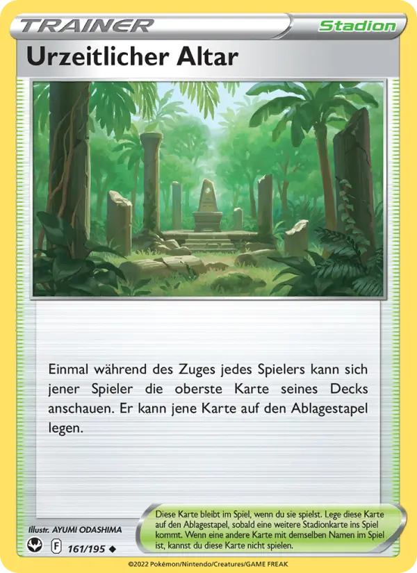 Urzeitlicher Altar card image