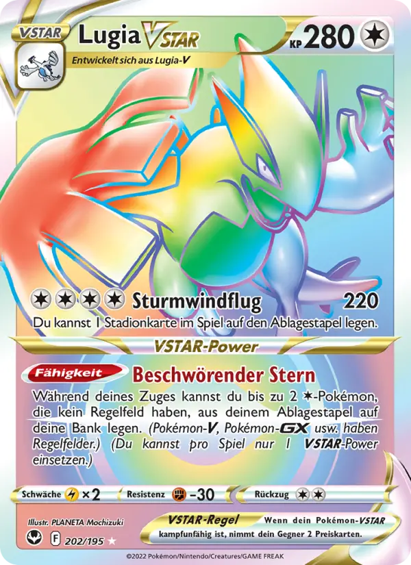 Lugia VSTAR card image