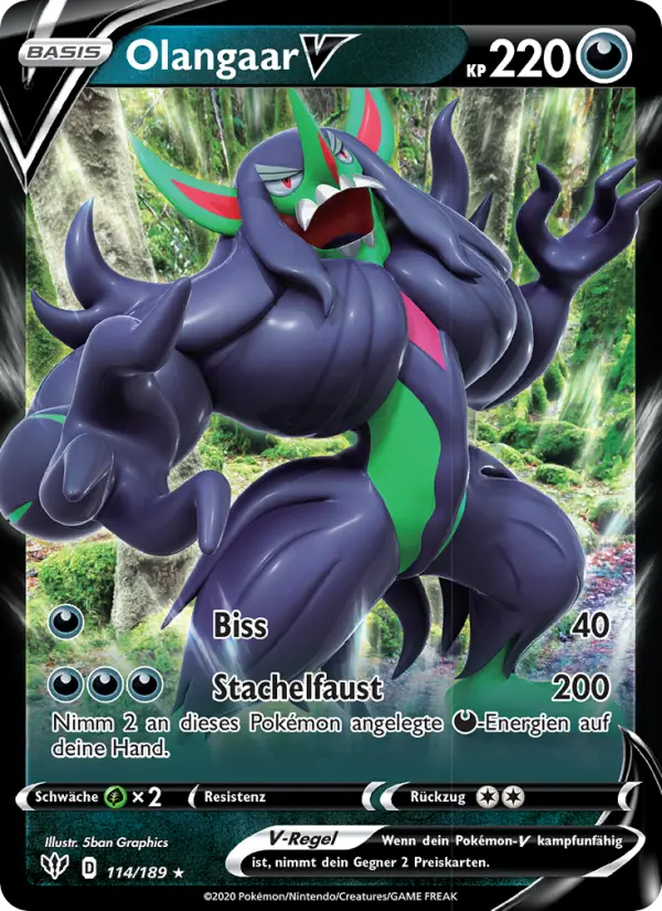 Olangaar V card image