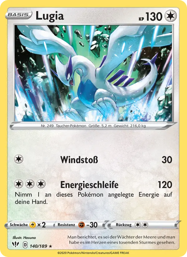 Lugia card image
