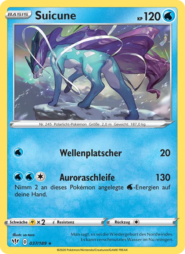 Suicune card image