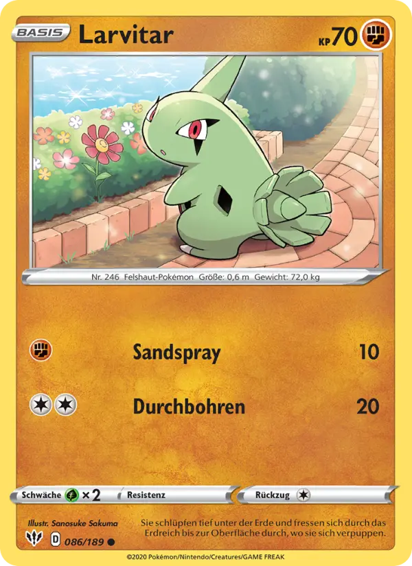 Larvitar card image