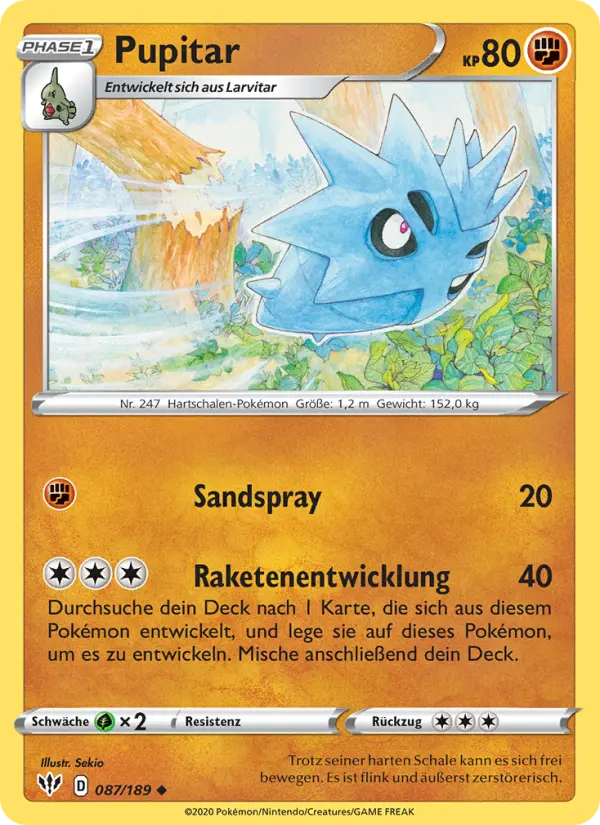 Pupitar card image