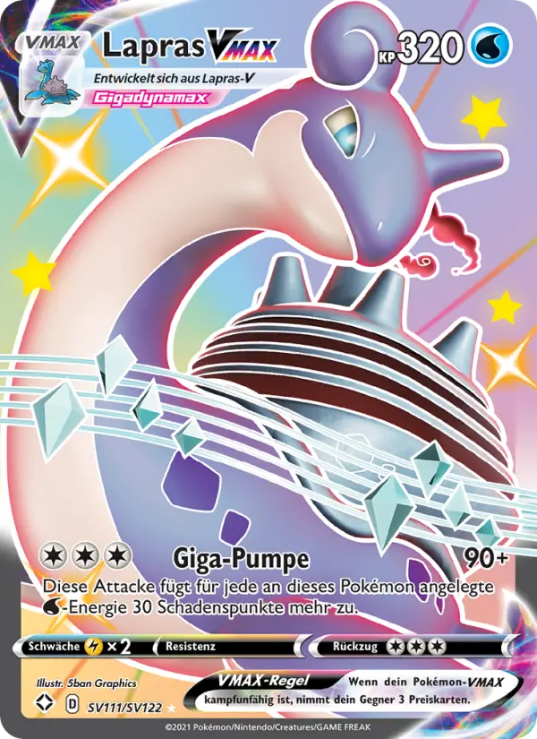Lapras VMAX card image