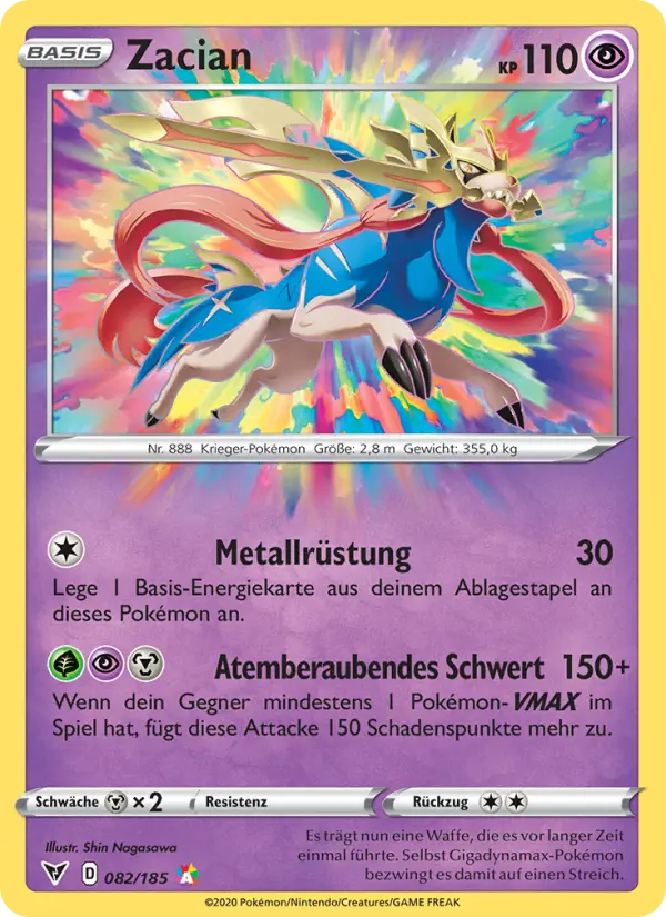Zacian card image
