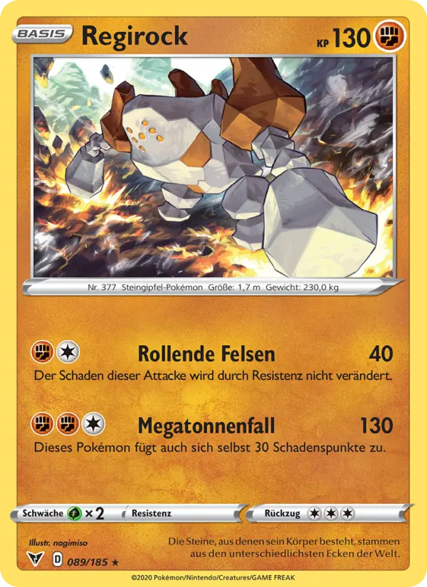 Regirock card image