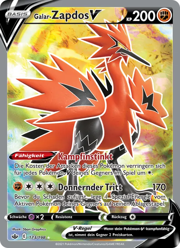 Galar-Zapdos V card image
