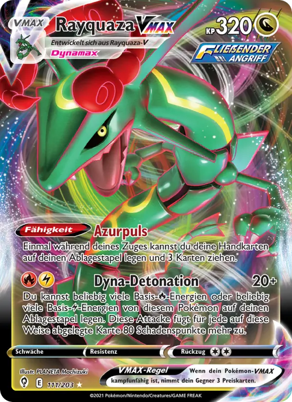 Rayquaza VMAX card image