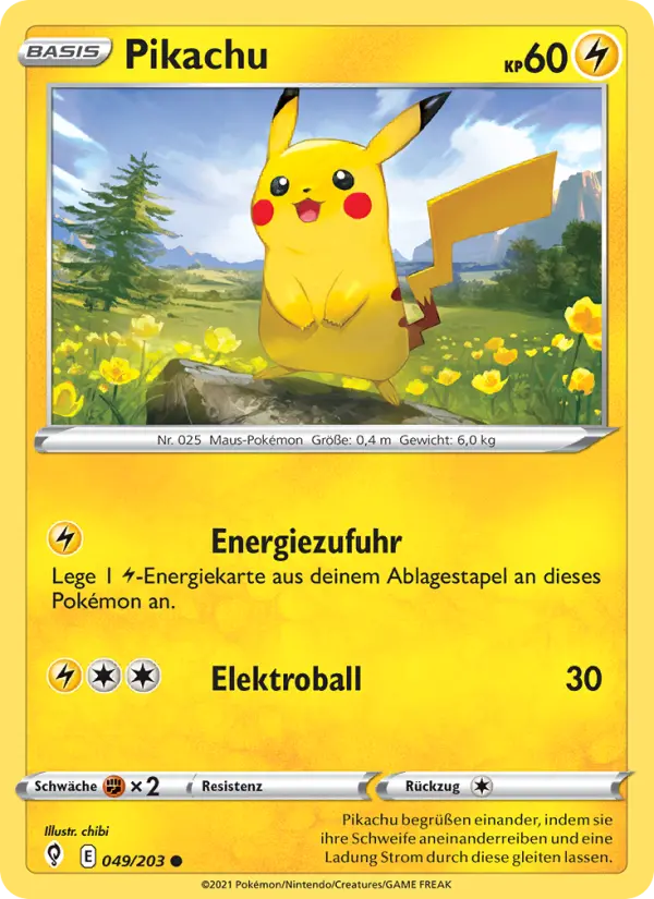 Pikachu card image