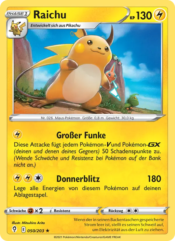 Raichu card image