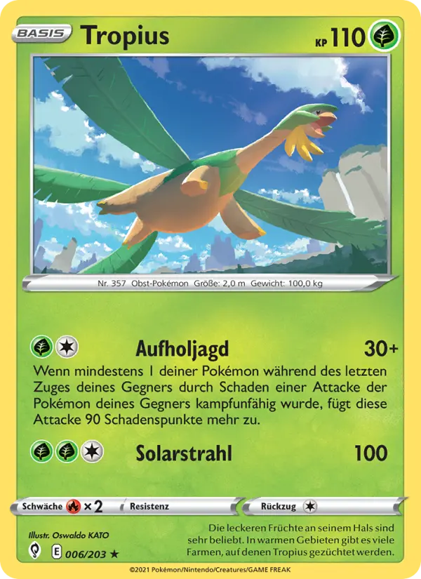 Tropius card image