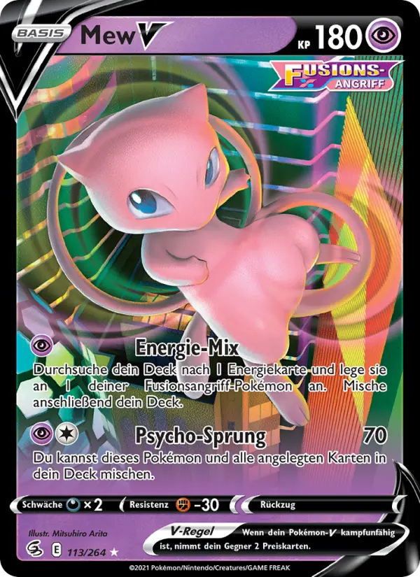 Mew V card image