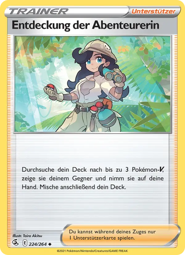 Entdeckung der Abenteurerin card image