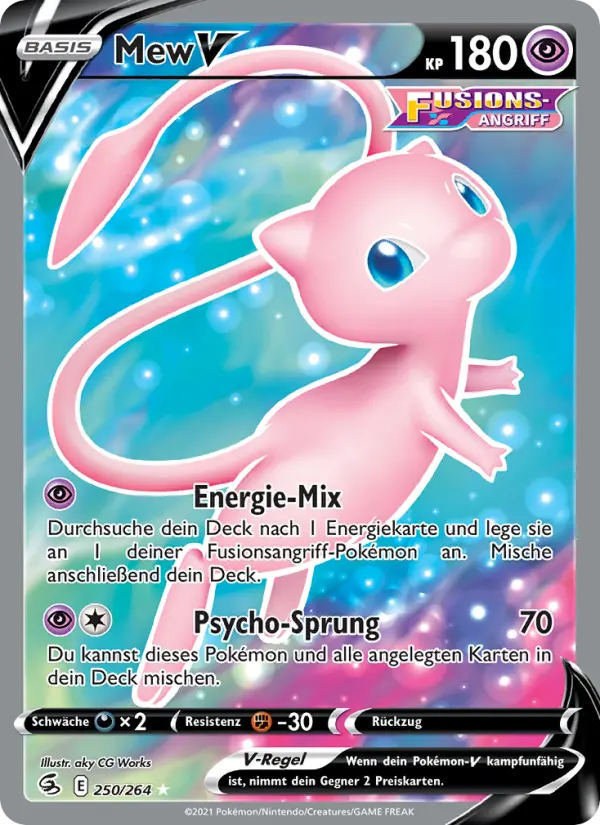 Mew V card image