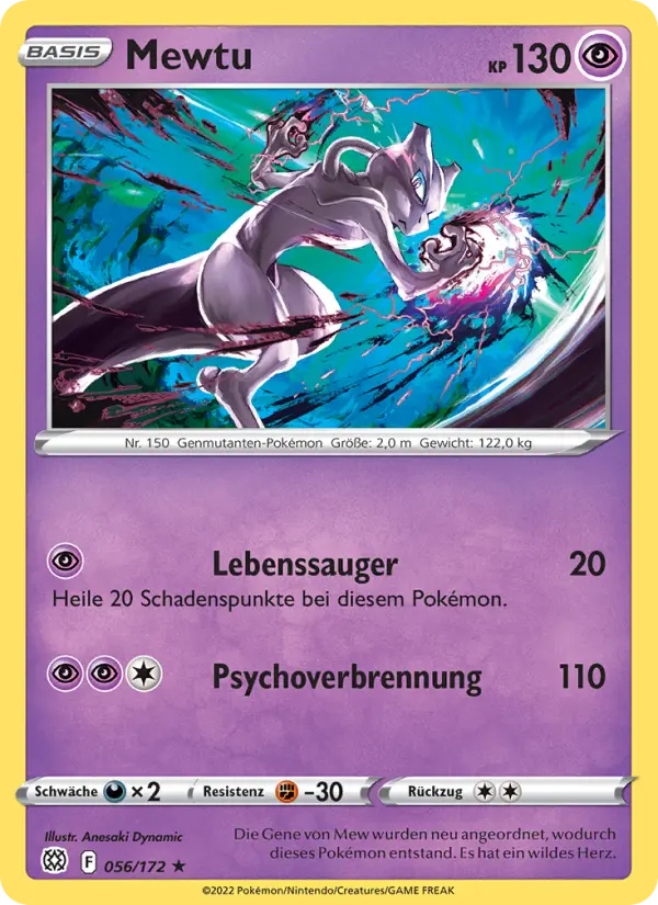 Mewtu card image