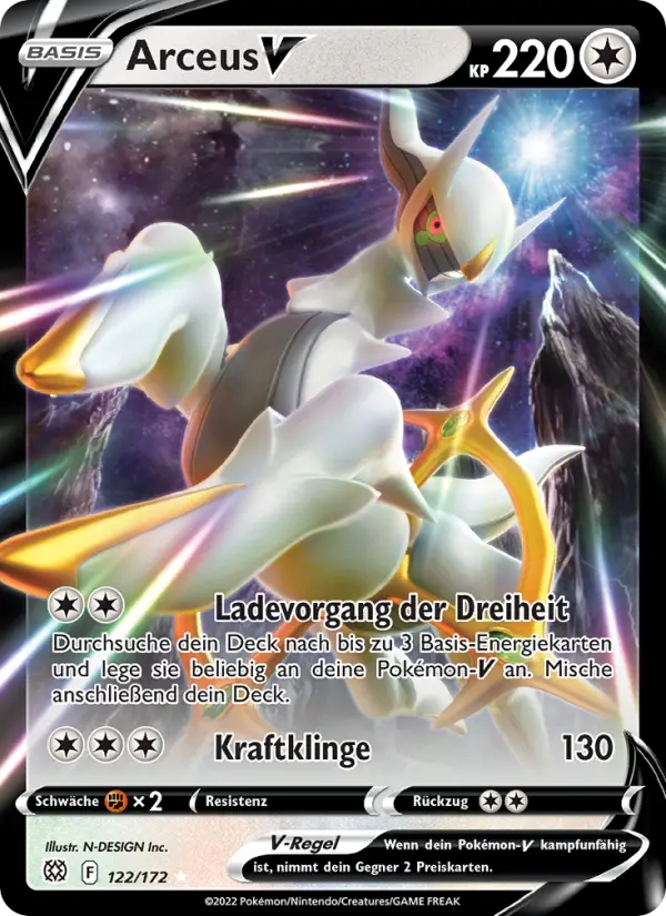 Arceus V card image