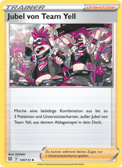 Jubel von Team Yell