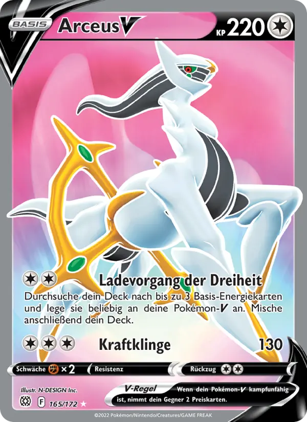Arceus V card image
