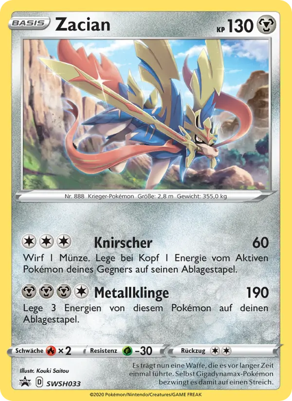 Zacian card image
