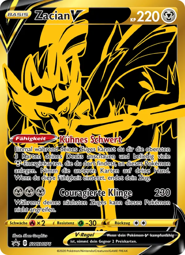 Zacian V card image